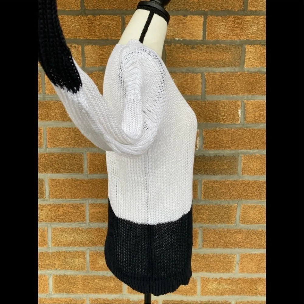 Vince Colorblock Drop Shoulder Knit Pullover XS - Picture 7 of 13